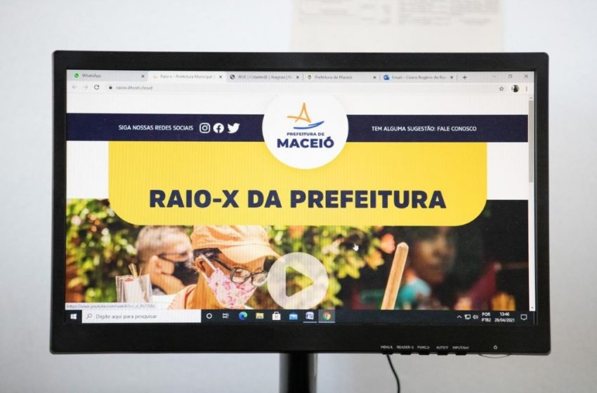 Site ‘Raio -X da Prefeitura’ está no ar e fortalece transparência do município