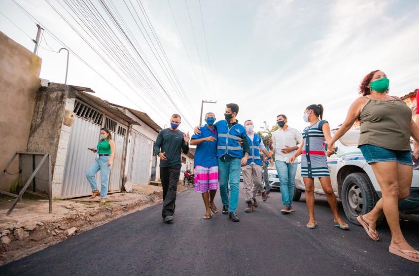 Prefeitura de Maceió entrega obras de pavimentação no Conjunto Frei Damião