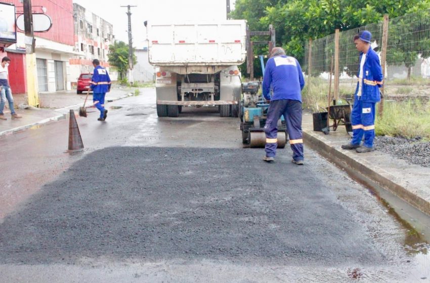 Operação tapa-buraco intensifica ações com trégua das chuvas