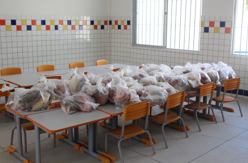 Prefeitura inicia entrega de kits de alimentação escolar a partir de quarta-feira (30)