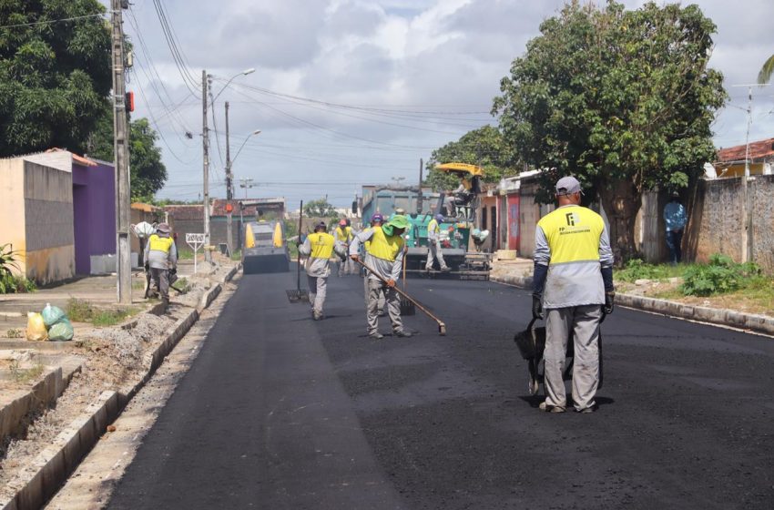 Pavimentação no bairro Cidade Universitária vai beneficiar mais de 16 mil pessoas