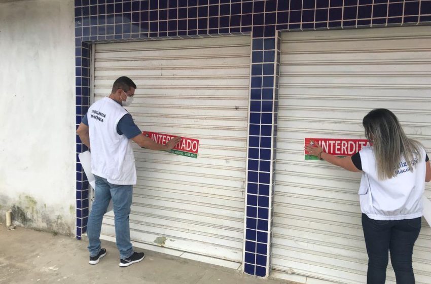 Vigilância Sanitária interdita farmácia na parte alta de Maceió