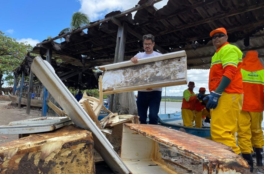 “Pinto e Sururu”: ação retira 150 toneladas de resíduos da Lagoa Mundaú