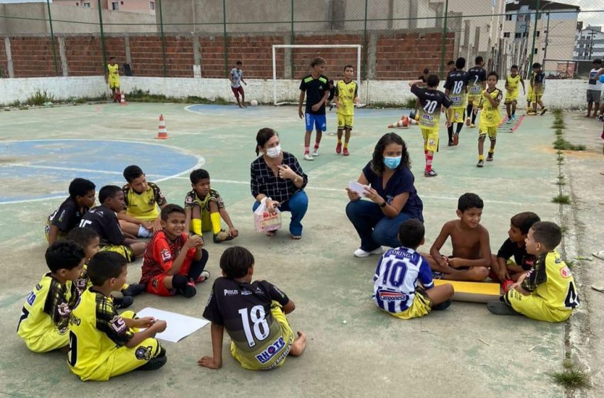 Núcleo Ampliado de Saúde da Família realiza atividades para crianças do Ouro Preto