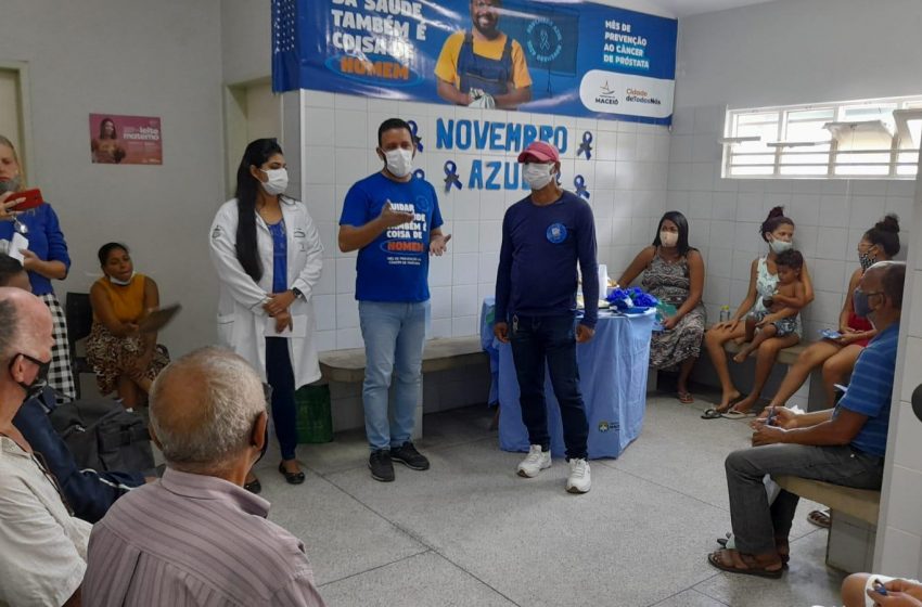 Novembro Azul: PAM Dique Estrada conscientiza usuários sobre cuidados com a saúde do homem