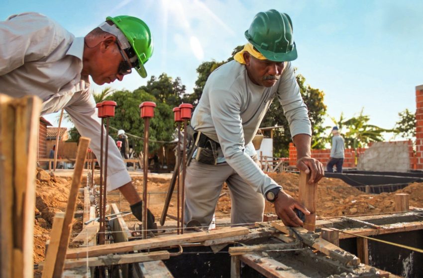 Tijolo e cimento dão forma ao CMEI Cidade Sorriso para atender bairros da parte alta