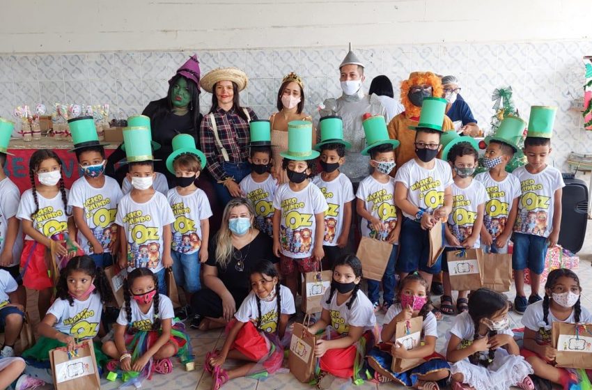 Cheche Tobias Granja promove festa de formatura para 150 crianças
