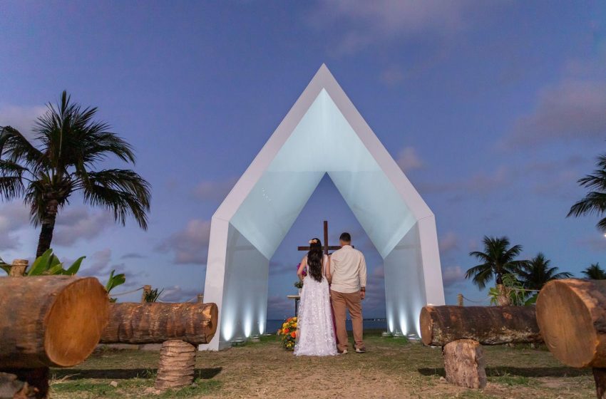 Capelinha de Jaraguá recebe primeiro casamento