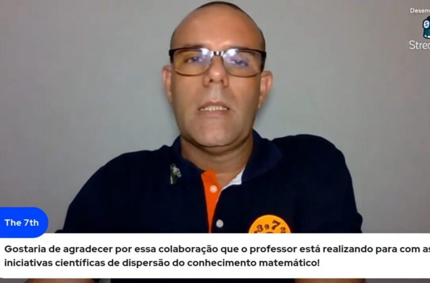 Professor da rede municipal inicia lives preparatórias para Olimpíada Canguru de Matemática