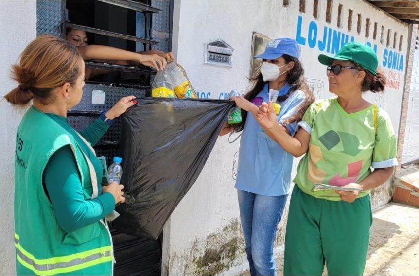 Desenvolvimento Sustentável realiza ações do Projeto Recicla Maceió