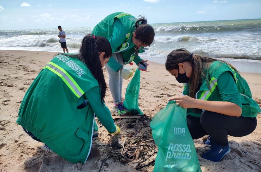 Prefeitura faz parceria com Praia Limpa e retira mais de 80 kg de lixo de Cruz das Almas