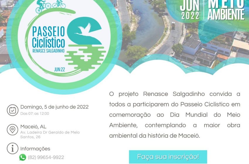 Prefeitura realiza ‘Passeio Ciclístico Renasce Salgadinho’ no dia 5 de junho
