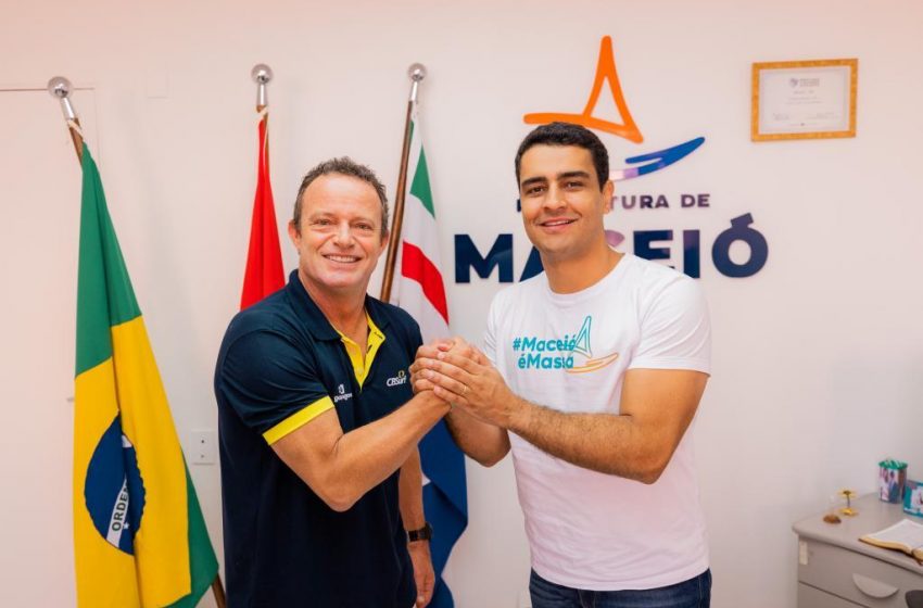 Prefeitura recebe presidente da CBSurf e coloca Maceió à disposição para mais eventos esportivos