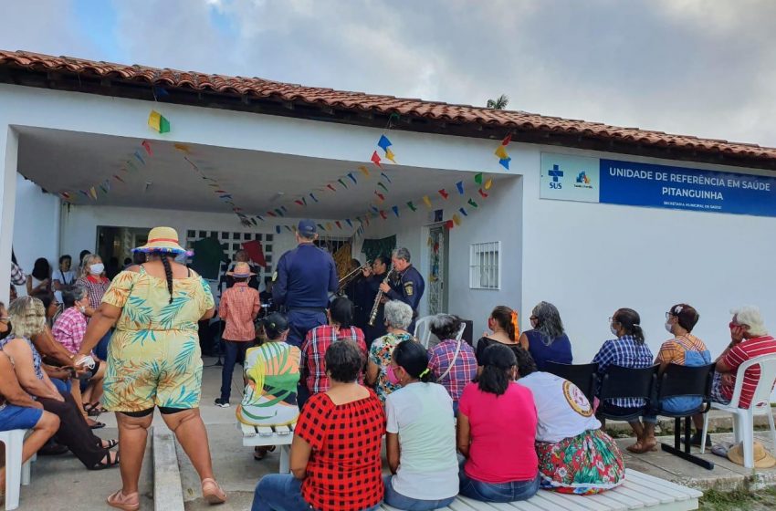 Em clima junino: URS Pitanguinha promove ação para idosos e hipertensos