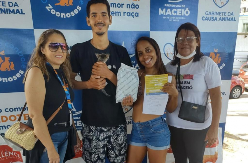 Feira de Adoção da Prefeitura de Maceió assegura adoção para animais