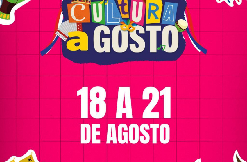 Festival "Cultura a Gosto" começa nesta quinta (18) com apresentações em quatro polos em Jaraguá