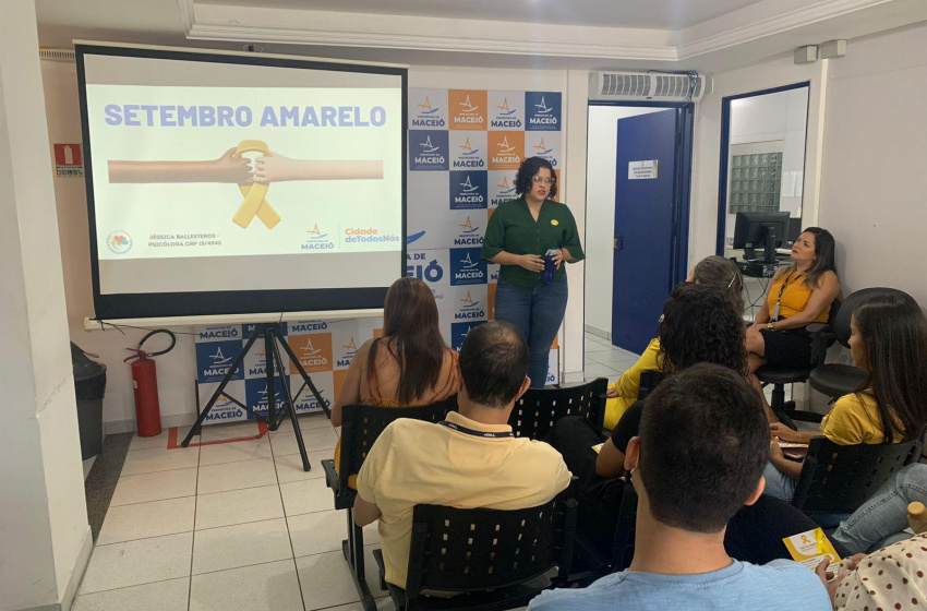 Saúde promove roda de conversa sobre a campanha Setembro Amarelo para servidores do Iprev