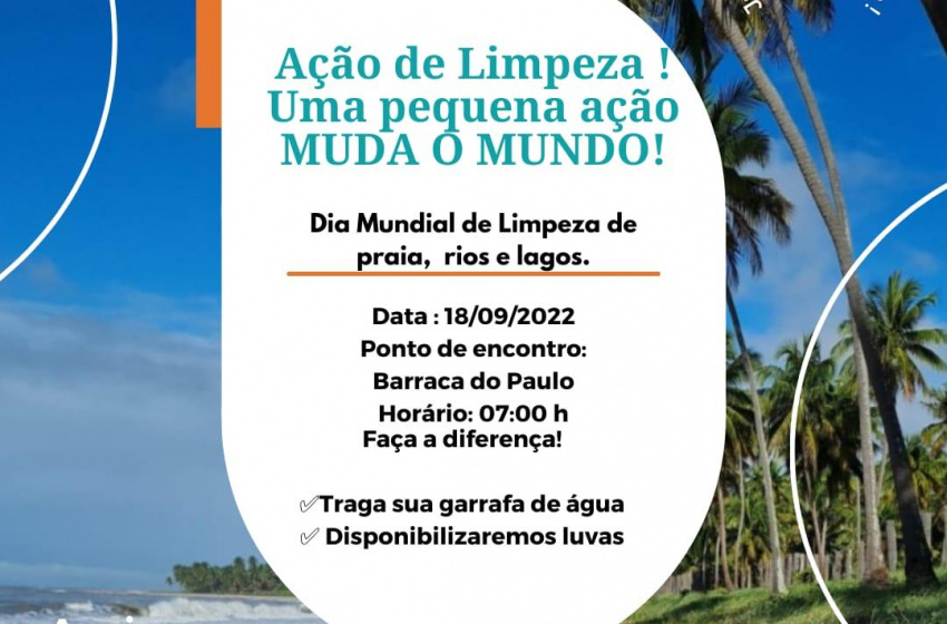 Prefeitura participa de ação sustentável em praias da capital no próximo sábado (17) e domingo (18)
