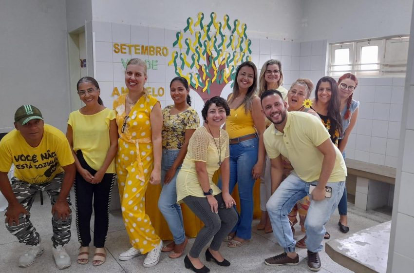 Unidades de Saúde celebram a vida no encerramento da campanha Setembro Amarelo