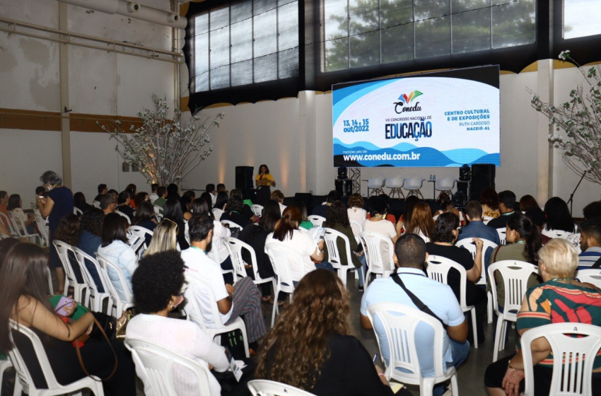Educação apresenta ações e propostas em congresso nacional sediado em Maceió