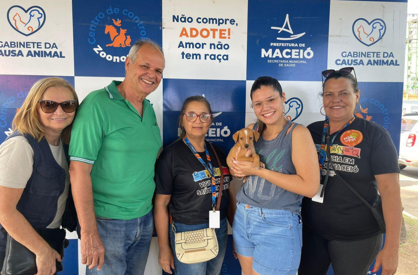 Feira de Adoção da Prefeitura de Maceió assegura acolhimento responsável para sete animais