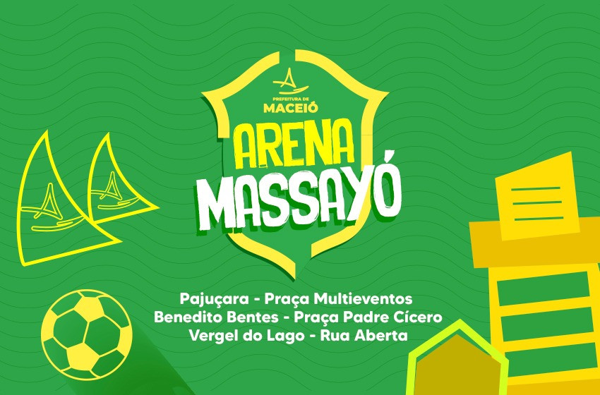 'Arena Massayó': mais dois telões para a população assistir aos jogos do Brasil