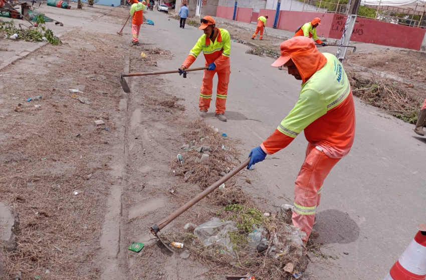Mutirão de limpeza: Desenvolvimento Sustentável realiza ação em bairros da parte alta e baixa da capital