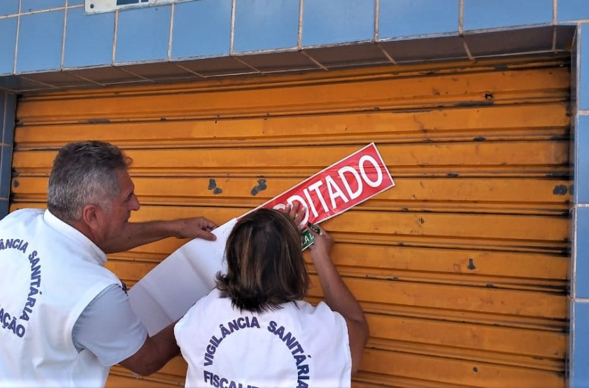 Vigilância Sanitária interdita farmácias na parte alta da cidade