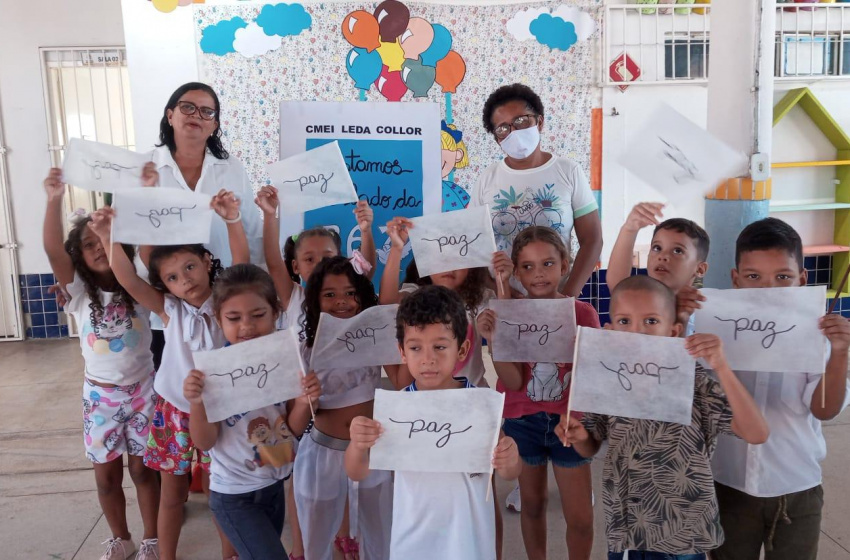 Unidades de ensino municipais promovem atividades em alusão ao projeto Paz nas Escolas