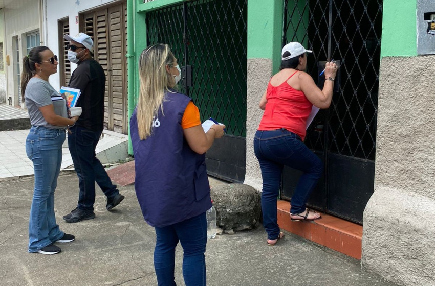 Saúde faz vacinação contra a Influenza em residências de Fernão Velho