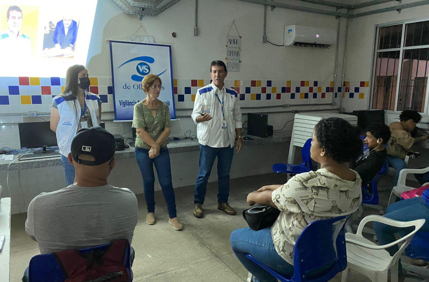 Vigilância Sanitária promove curso de boas práticas sanitárias para estudantes de escola municipal