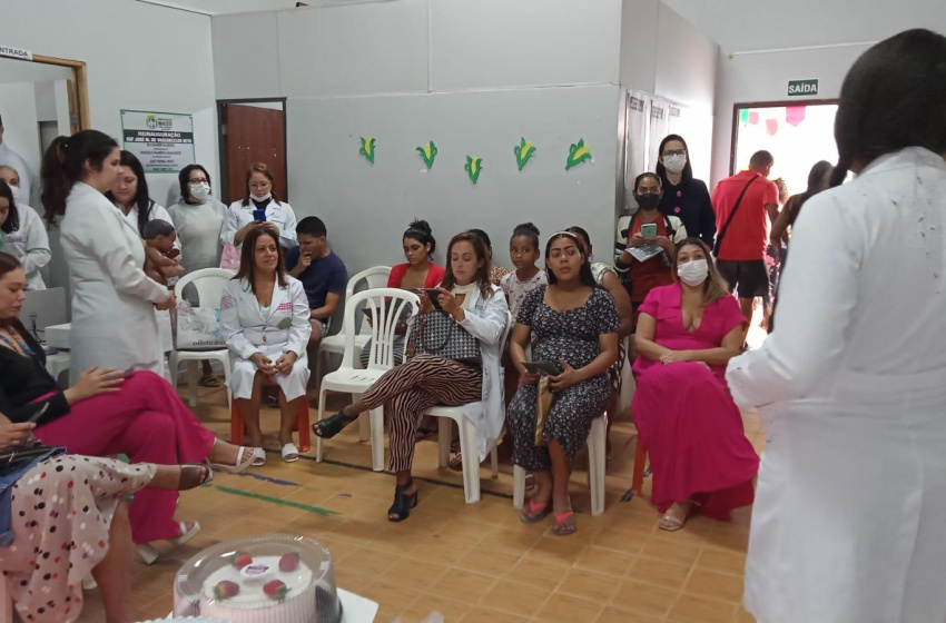 Saúde promove encontro de mães e gestantes em unidade da família no São Jorge