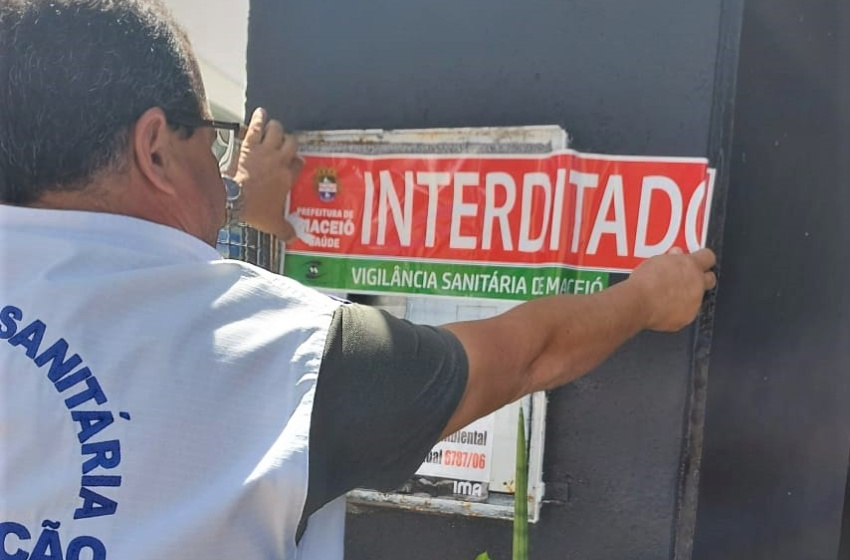 Vigilância Sanitária de Maceió interdita clínica veterinária no bairro Jaraguá