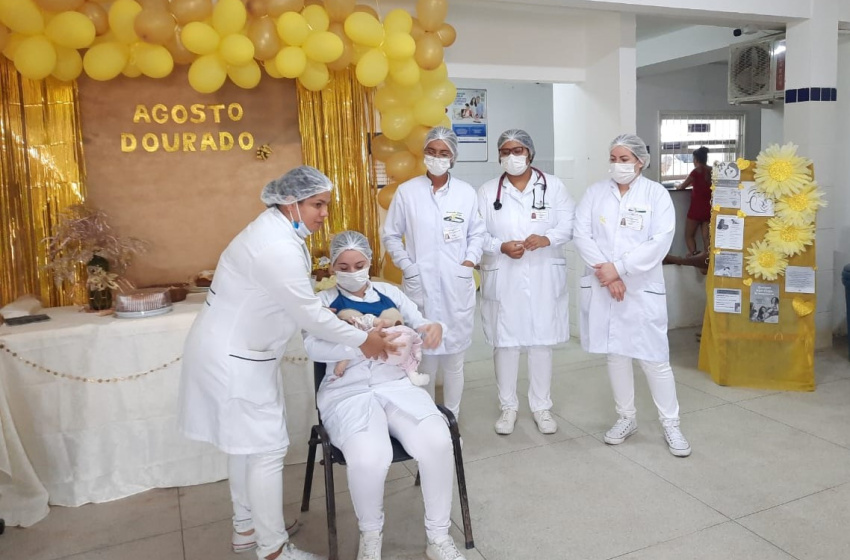 Unidades de Saúde iniciam campanha de amamentação do Agosto Dourado
