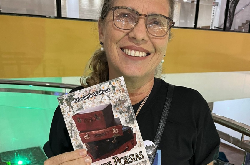Professora da Rede Municipal lança livro “Baú de Poesias” nesta quinta-feira, na Bienal