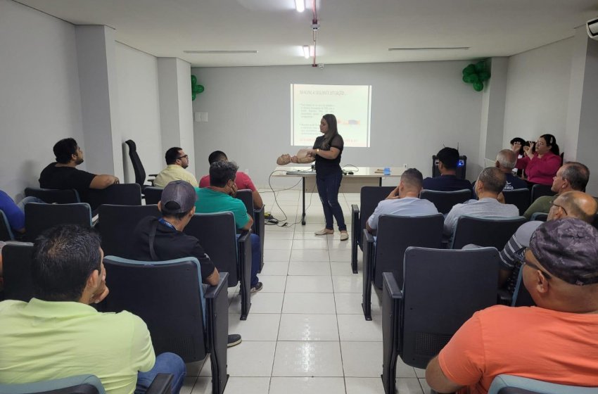 Motoristas da Secretaria de Saúde de Maceió participam de capacitação sobre primeiros socorros