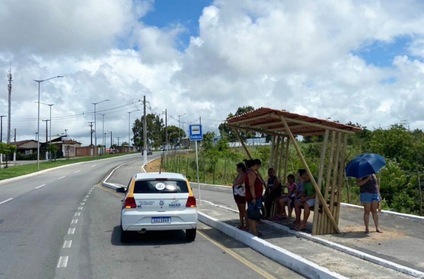 DMTT instala novos abrigos de ônibus na Rota do Mar
