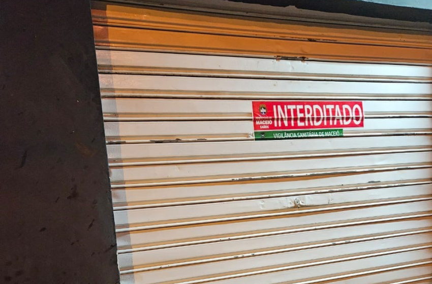 Vigilância Sanitária de Maceió interdita pastelaria no Graciliano Ramos