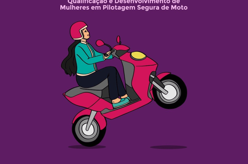 Projeto vai qualificar mulheres que pilotam motocicletas para trabalho com vendas
