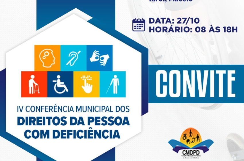 4ª Conferência da Pessoa com Deficiência acontece nesta sexta (27)