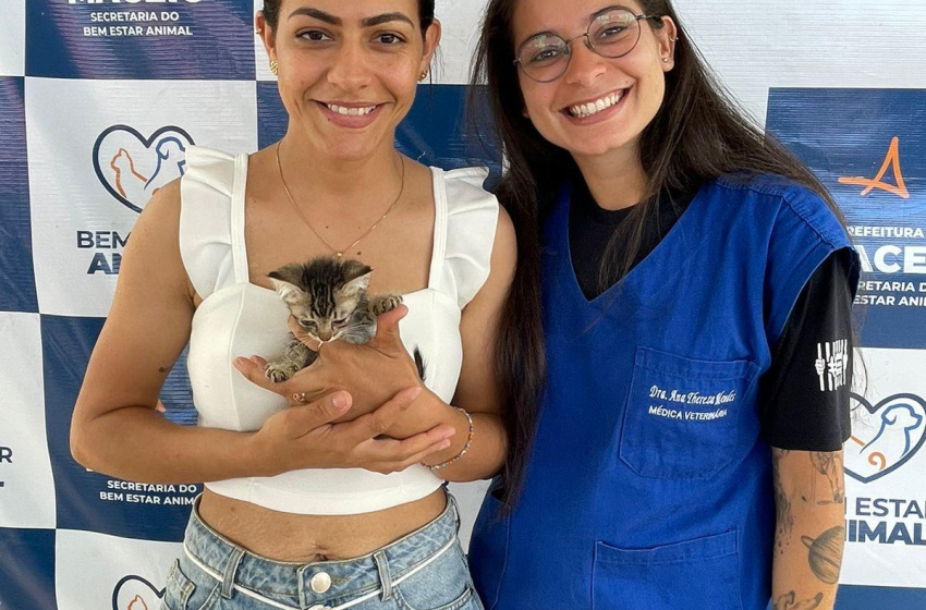 Feira de adoção: 17 cães e gatos encontram um novo lar em Maceió