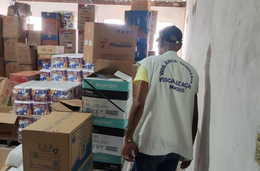Vigilância Sanitária de Maceió apreende 100 kg de alimentos estragados em laticínio