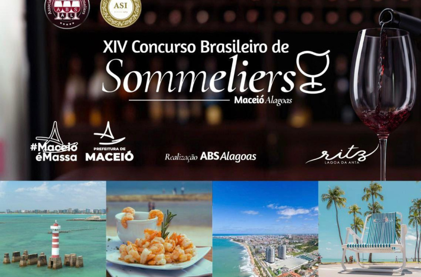 Prefeitura apoia Concurso Nacional de Sommeliers; evento acontece em Maceió no próximo sábado (25)