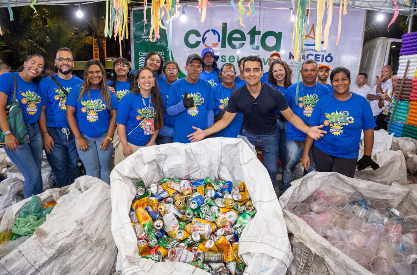 Coleta seletiva retirou mais de 15 toneladas de recicláveis durante o Verão Massayó
