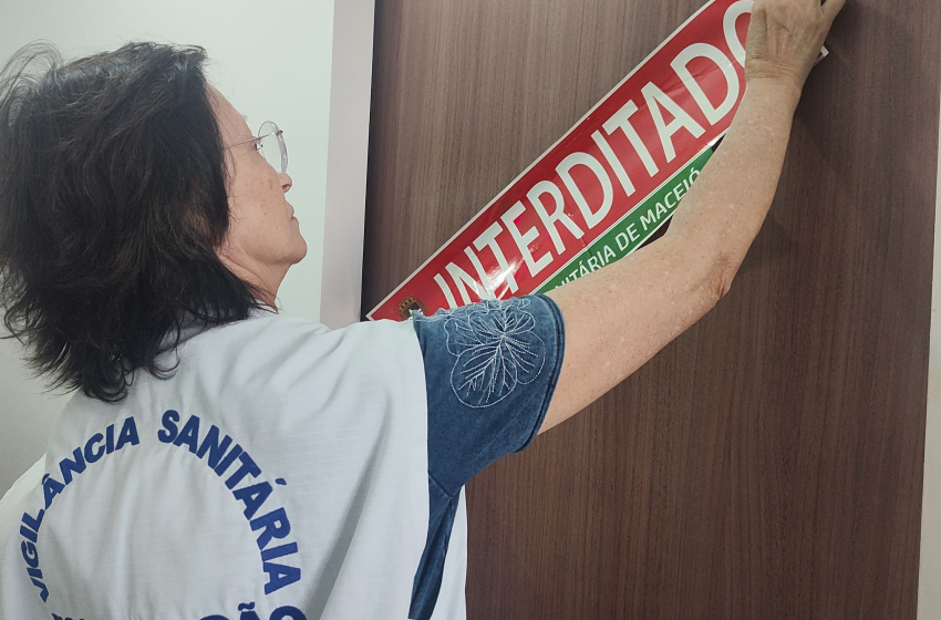 Vigilância Sanitária interdita posto de coleta laboratorial no Graciliano Ramos