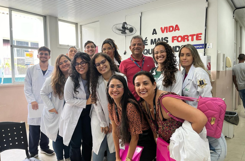 Saúde realiza visitas técnicas com alunos da área da saúde ao Pam Salgadinho
