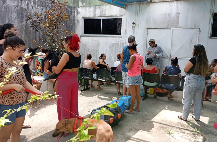Saúde promove ação de saúde animal no Rio Novo