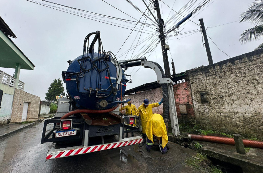 Infraestrutura retira 1.316 toneladas de lixo da rede de drenagem em quatro meses