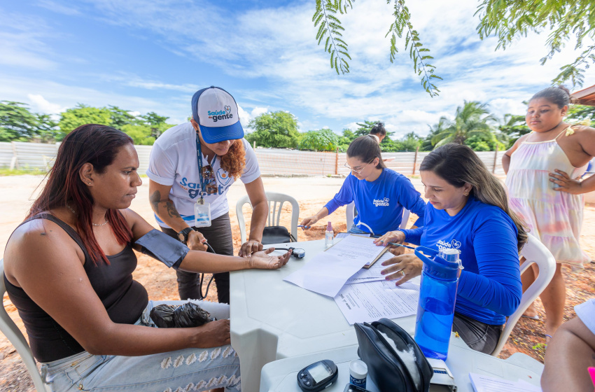 Saúde da Gente atende moradores do Residencial Parque da Lagoa