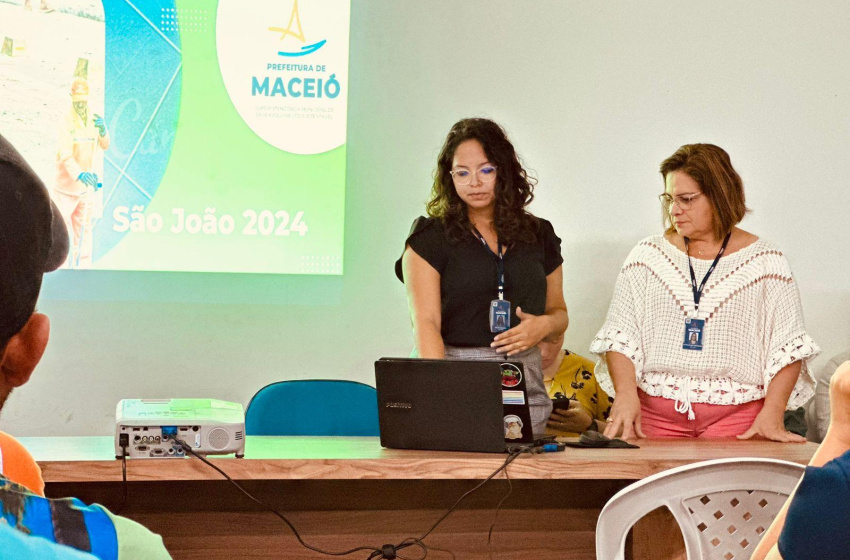 Ambulantes que vão trabalhar no São João Massayó recebem capacitação